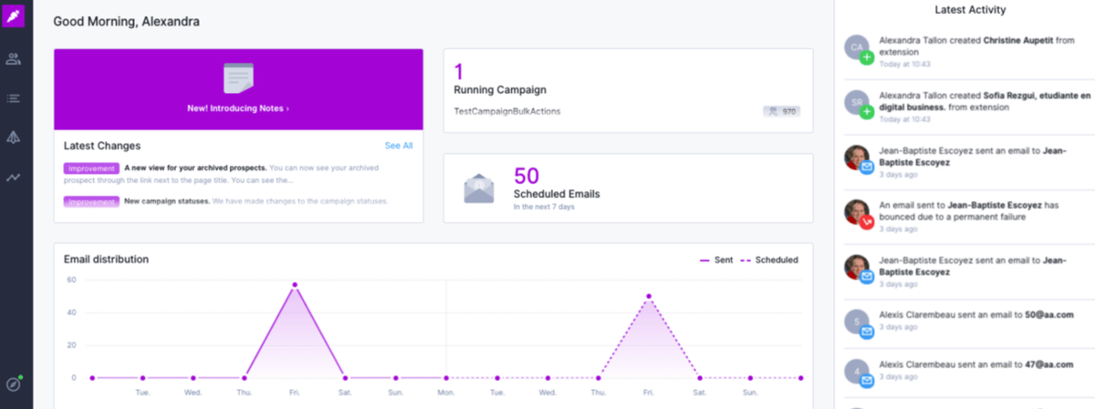 Overloop Sales Prospecting Tool