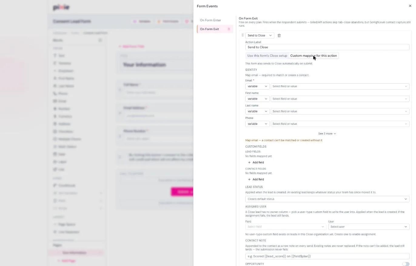 Pixie Form screenshot