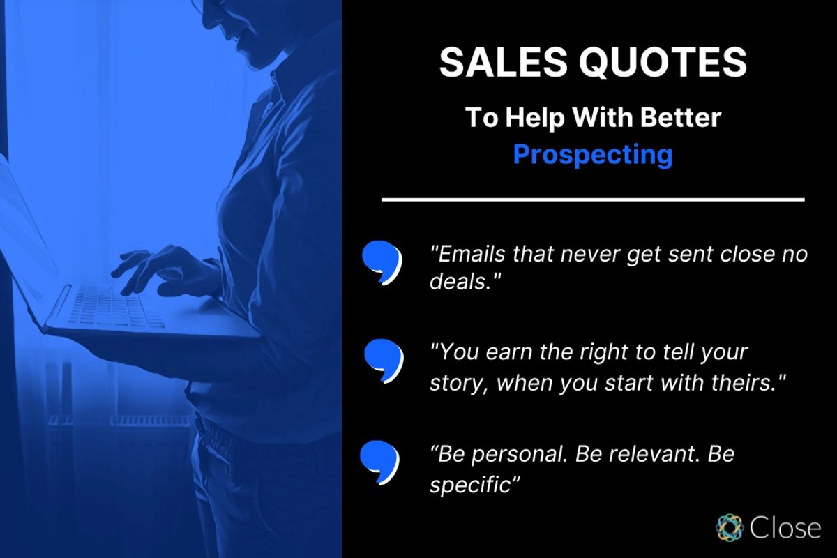 Sales Quotes To Help With Better Prospecting