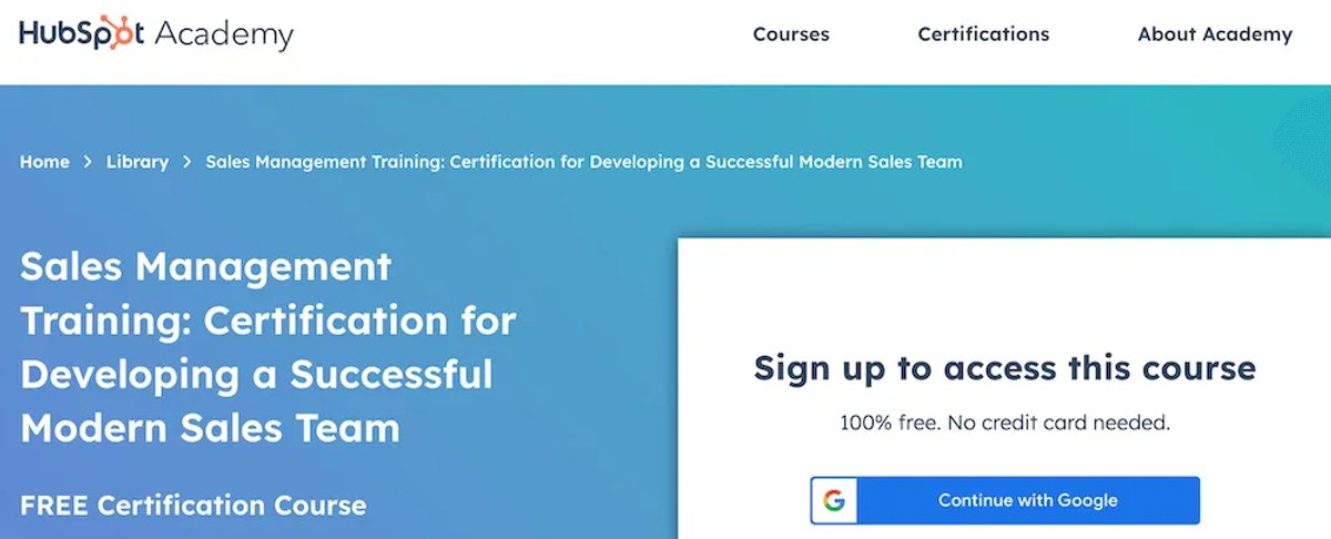 The 8 Best Sales Management Training Programs - Sales Management Training by HubSpot