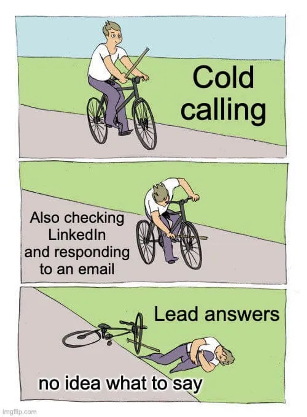 Cold Calling Memes - The Multitasker