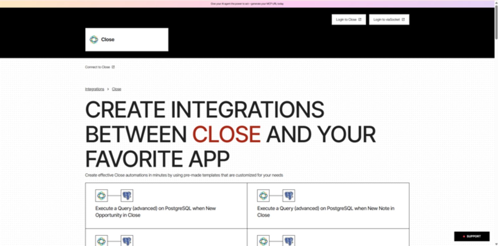 viaSocket screenshot