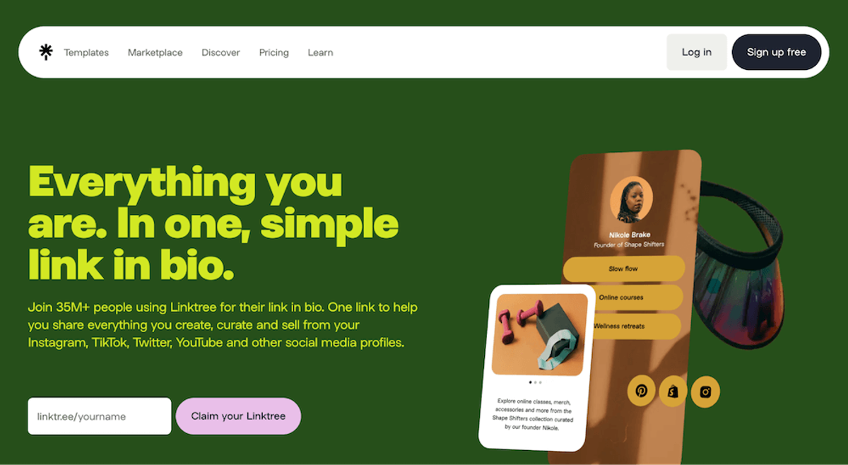 Great Value Proposition Examples - Linktree