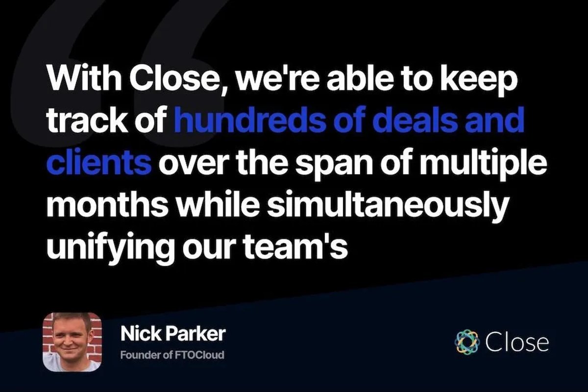 Close for Small Business - Founder of FTOCloud Feedback