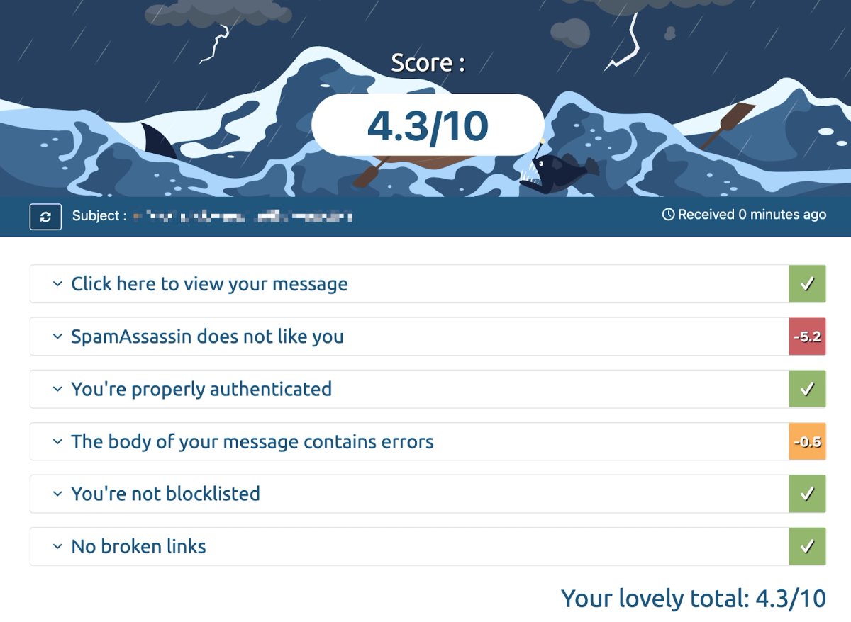 Test Your Email Deliverability - Mailtester.com