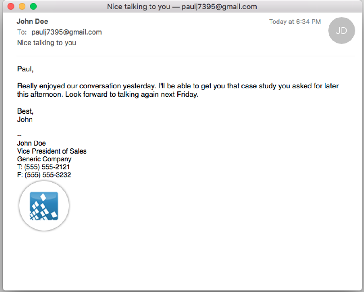 boring-email-signature