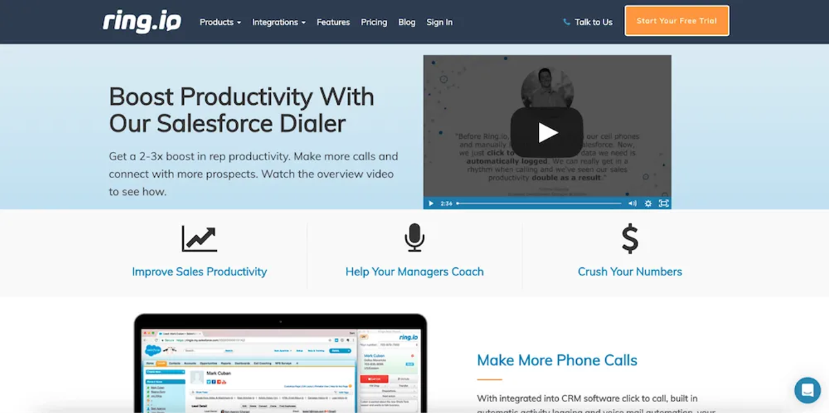 7 Best PhoneBurner Alternatives  - Ring.io Salesforce