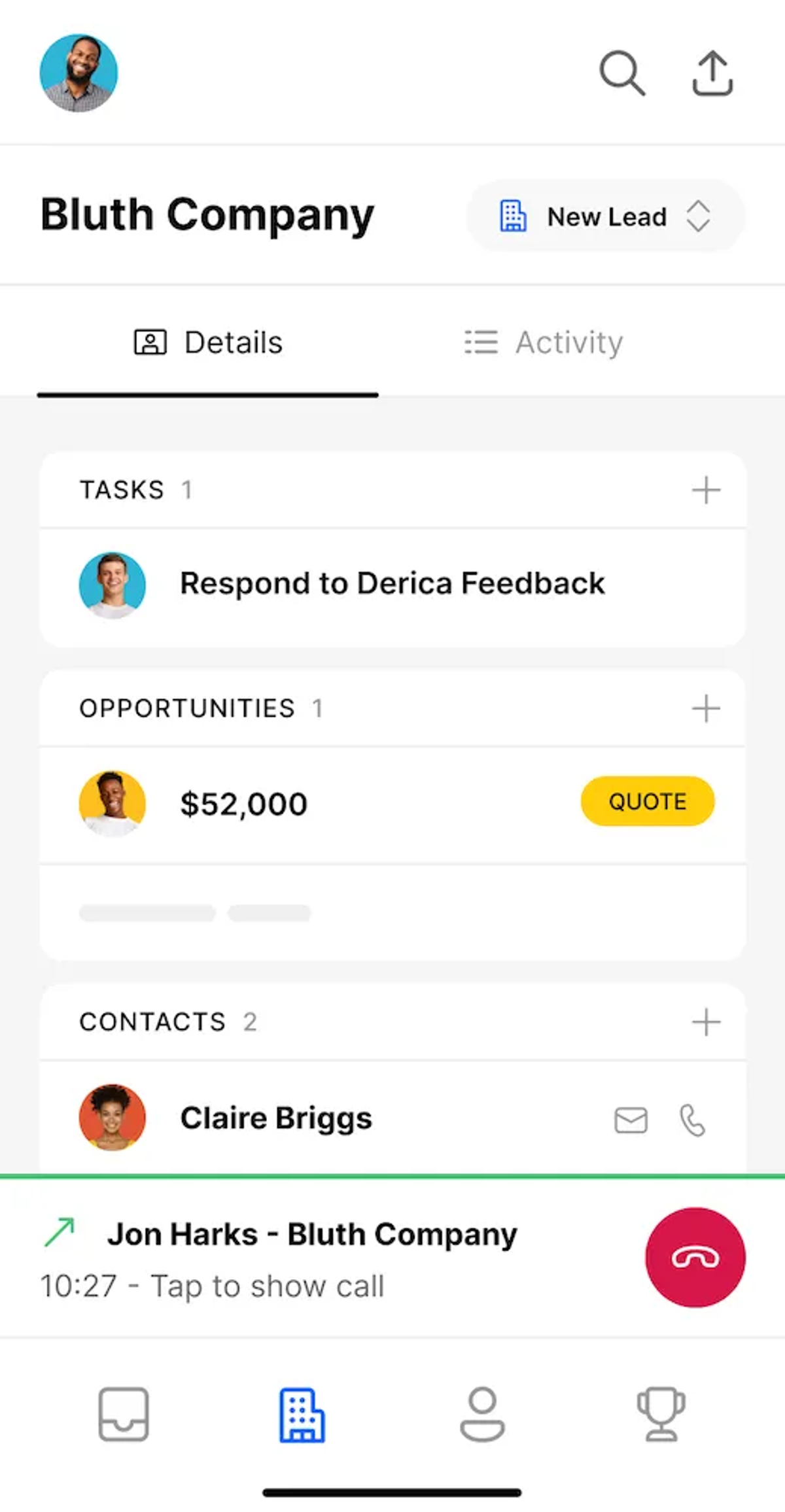 5 CRM Platforms to Elevate Your Sales Process - Close iOS Mobile App Outbound Calling.