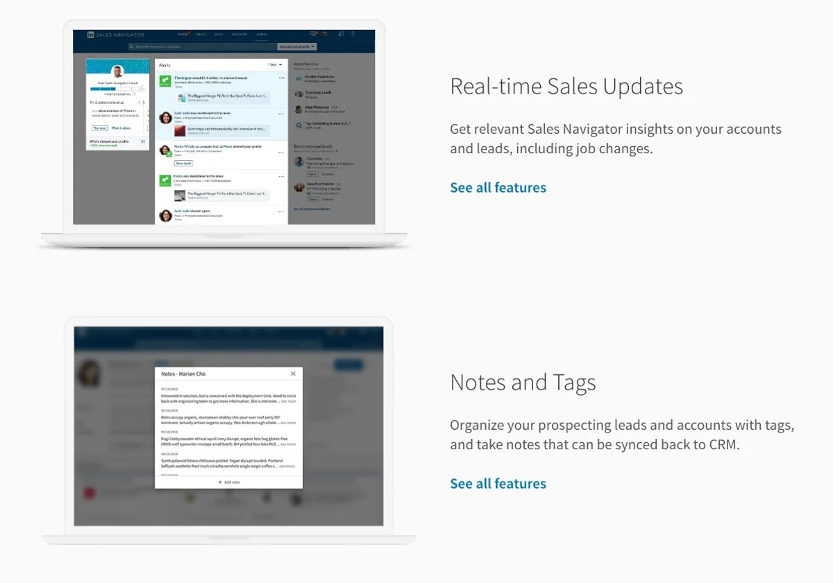 linkedin sales navigator sales enablement tool 