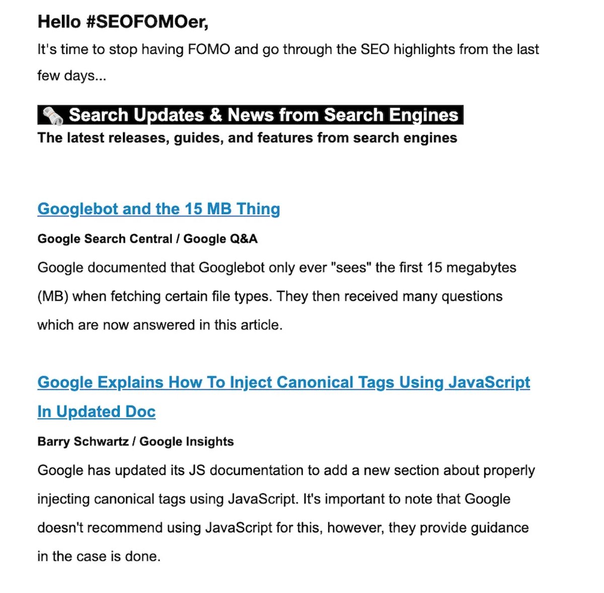 Lead Generation Strategies - Launch a Newsletters like a Weekly SEOFOMO Newsletter