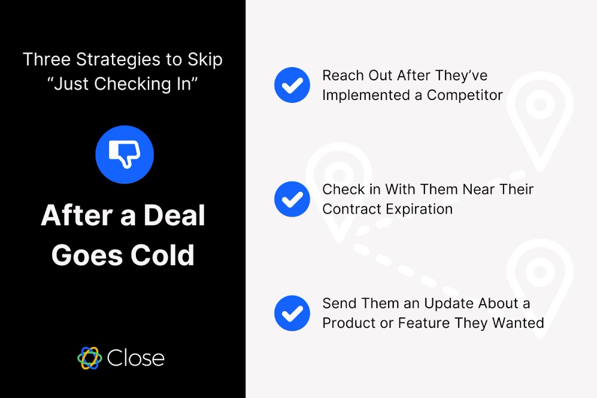 3 Follow-Up Strategies to Skip “Checking In” After a Deal Goes Cold