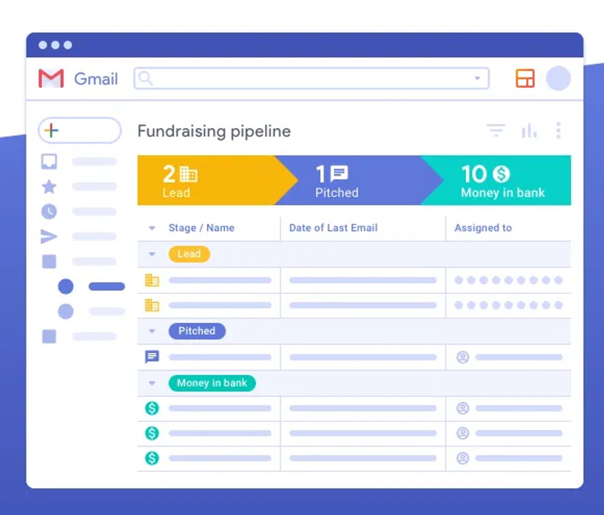 streak crm for consultants dashboard