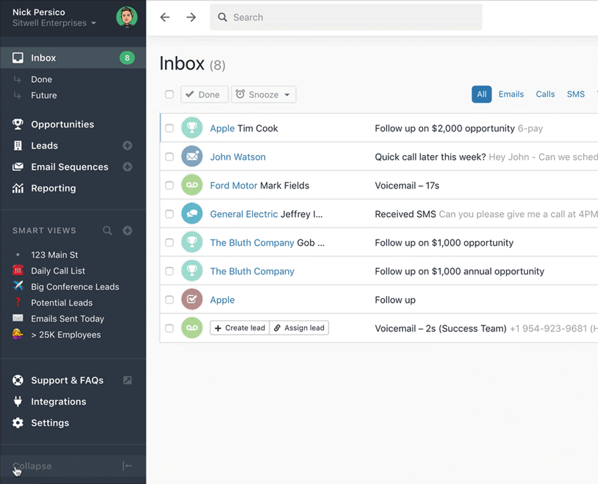 Collapsible Sidebar