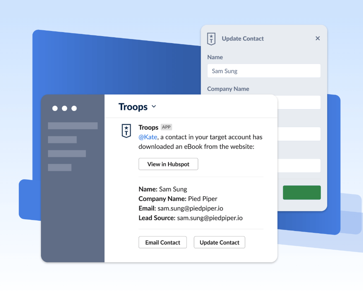 sales prospecting tools Troops