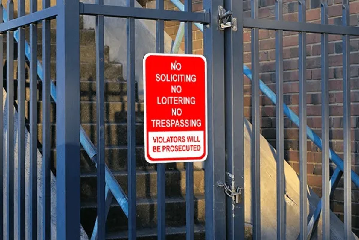 no soliciting