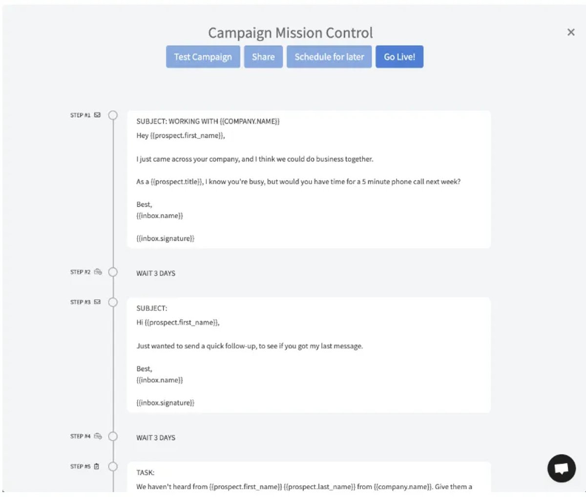How to Create a Campaign - QuickMail.io Knowledge Base