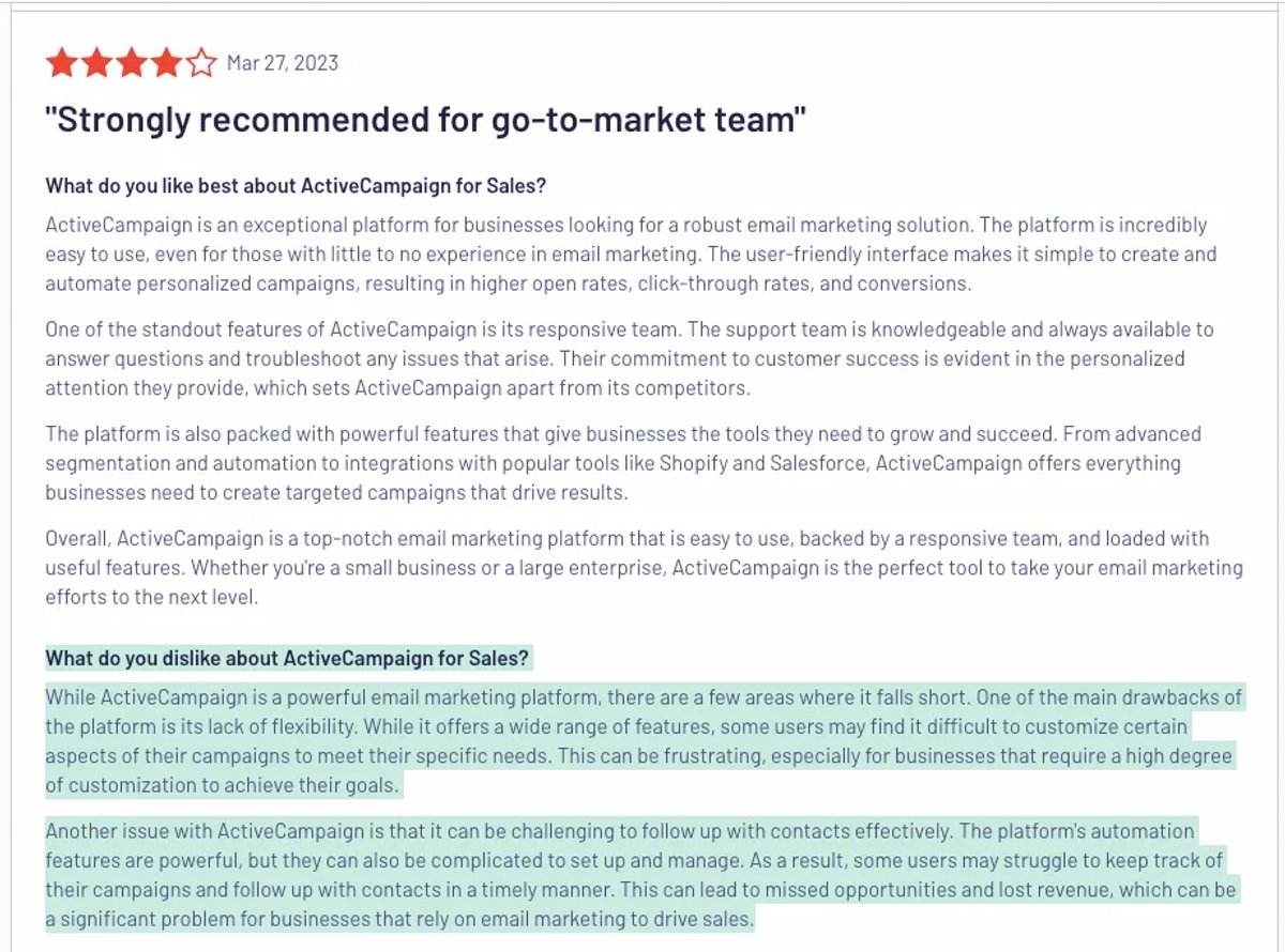 ActiveCampaign Alternatives - ActiveCampaign Review