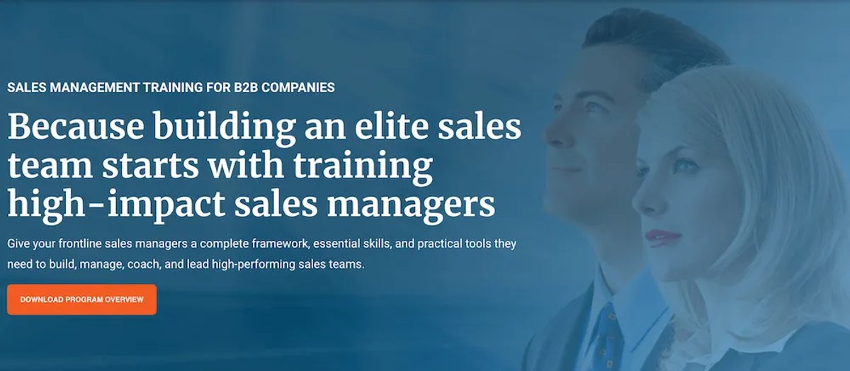 The 8 Best Sales Management Training Programs - The High-Impact Sales Manager