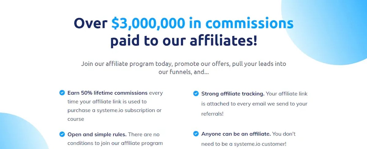 Top SaaS Affiliate Programs for 2023 - Systeme