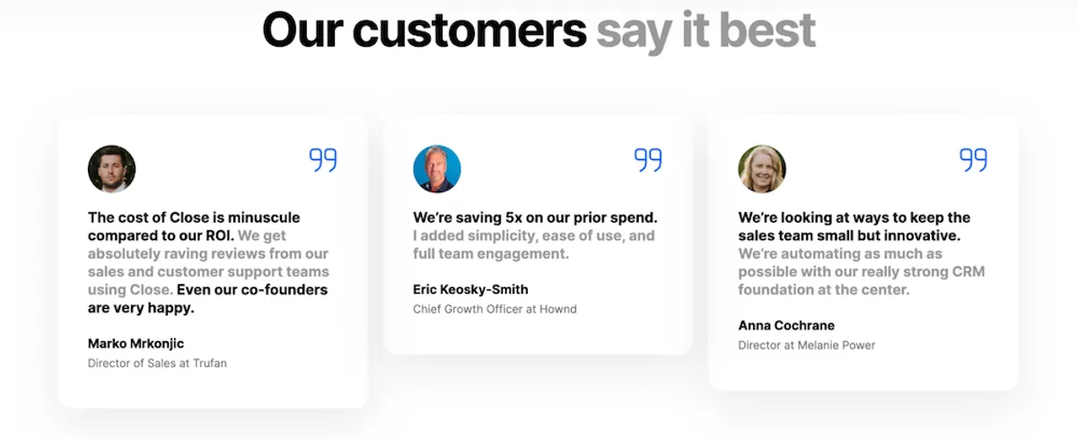 How to Sell - Use Social Proof like Close in this example