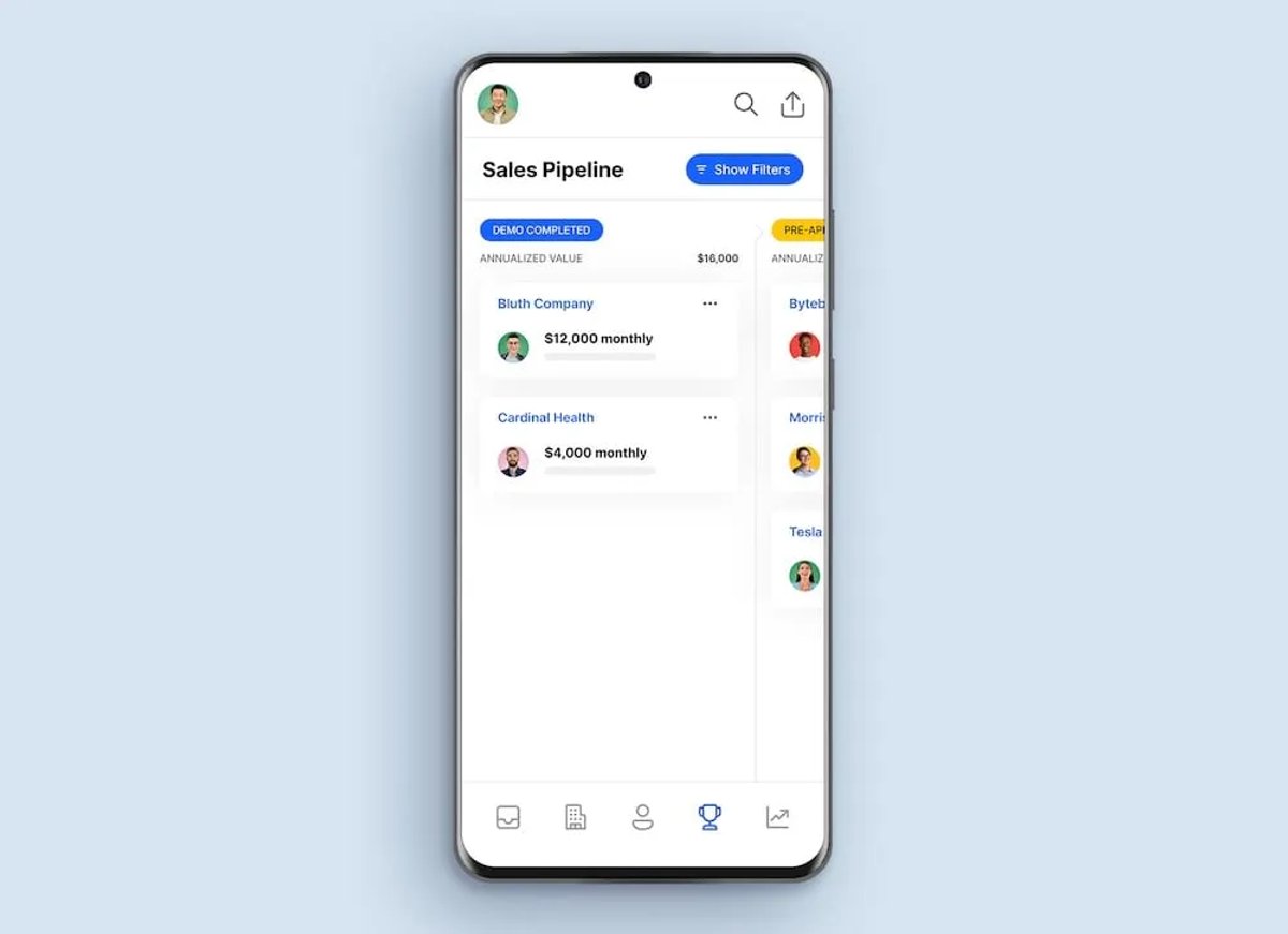 Close Android App - Reporting View.