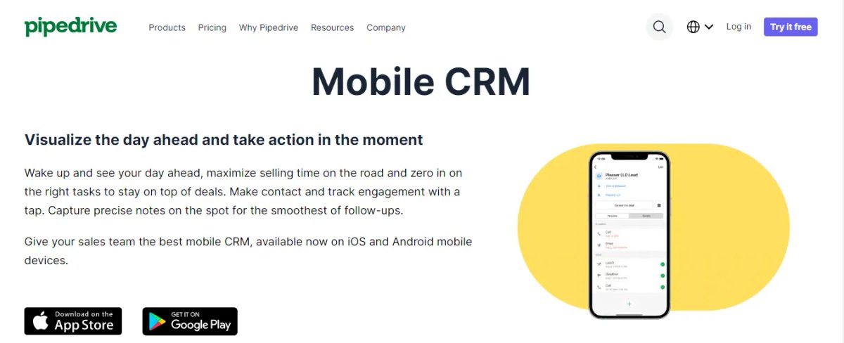 pipedrive CRM app 