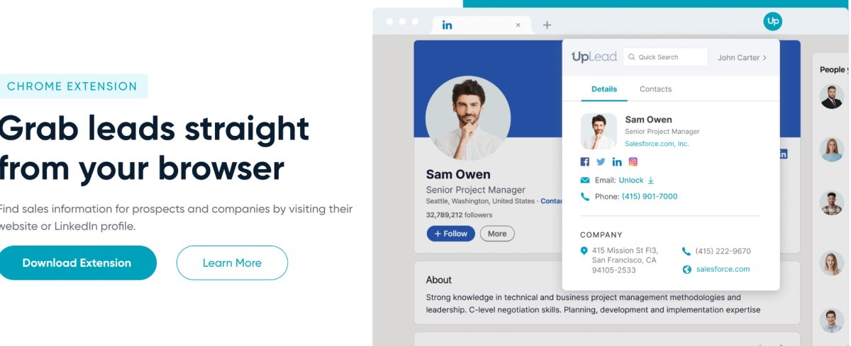 15 Best Email Finder Google Chrome Extensions - UpLead