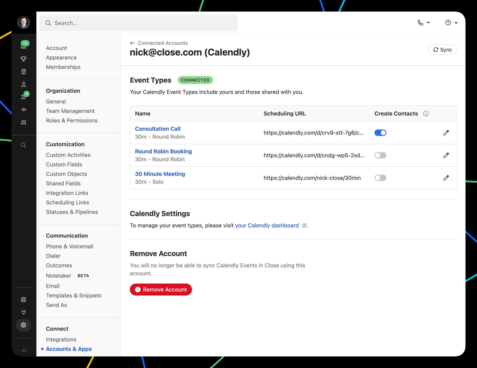 Calendly screenshot