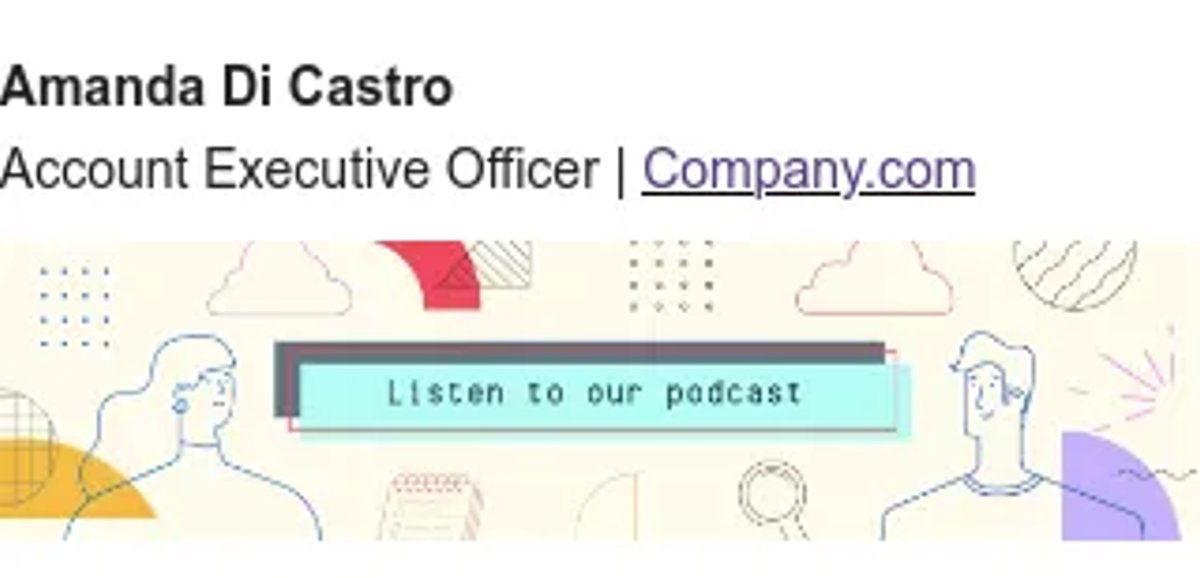 Sales Email Signatures - CTA Example