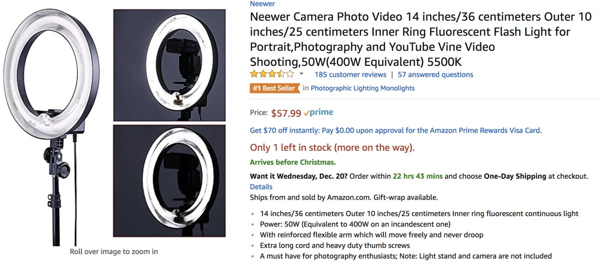 Create Virtual Summit Lighting on  Amazon.png
