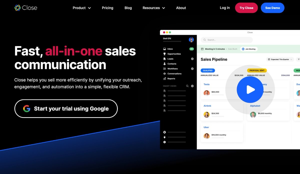 Sales Coaching Software - Close