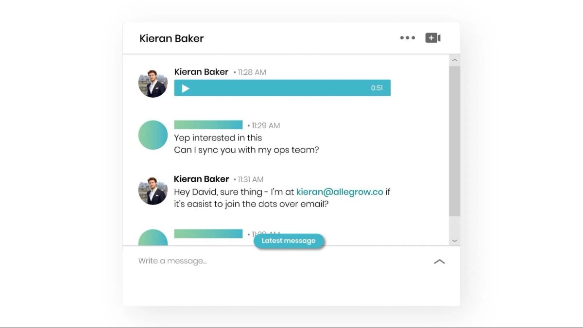 email warm up voice notes