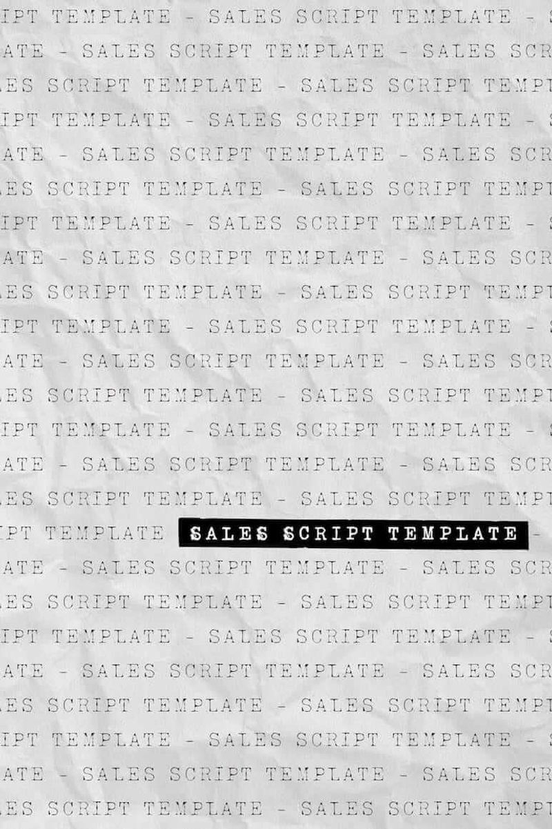 Free Sales Script