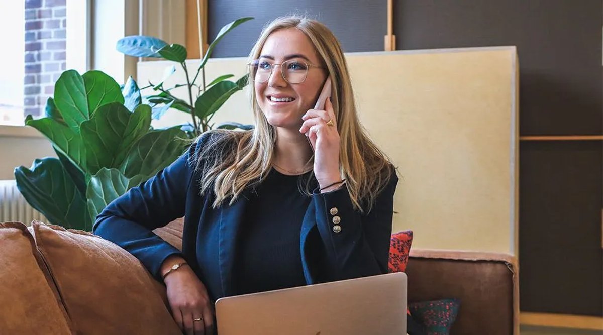 Real estate cold calling scripts guide woman on the phone