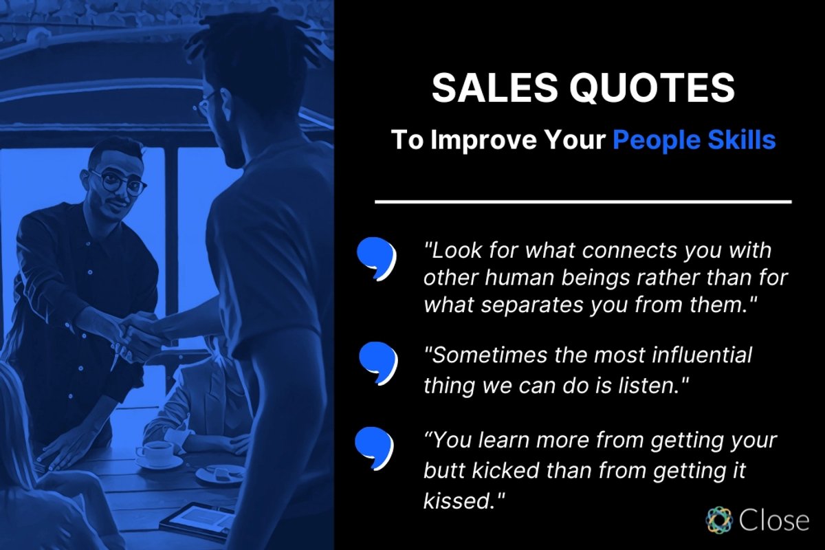 Sales Quotes To Improve Your People Skills