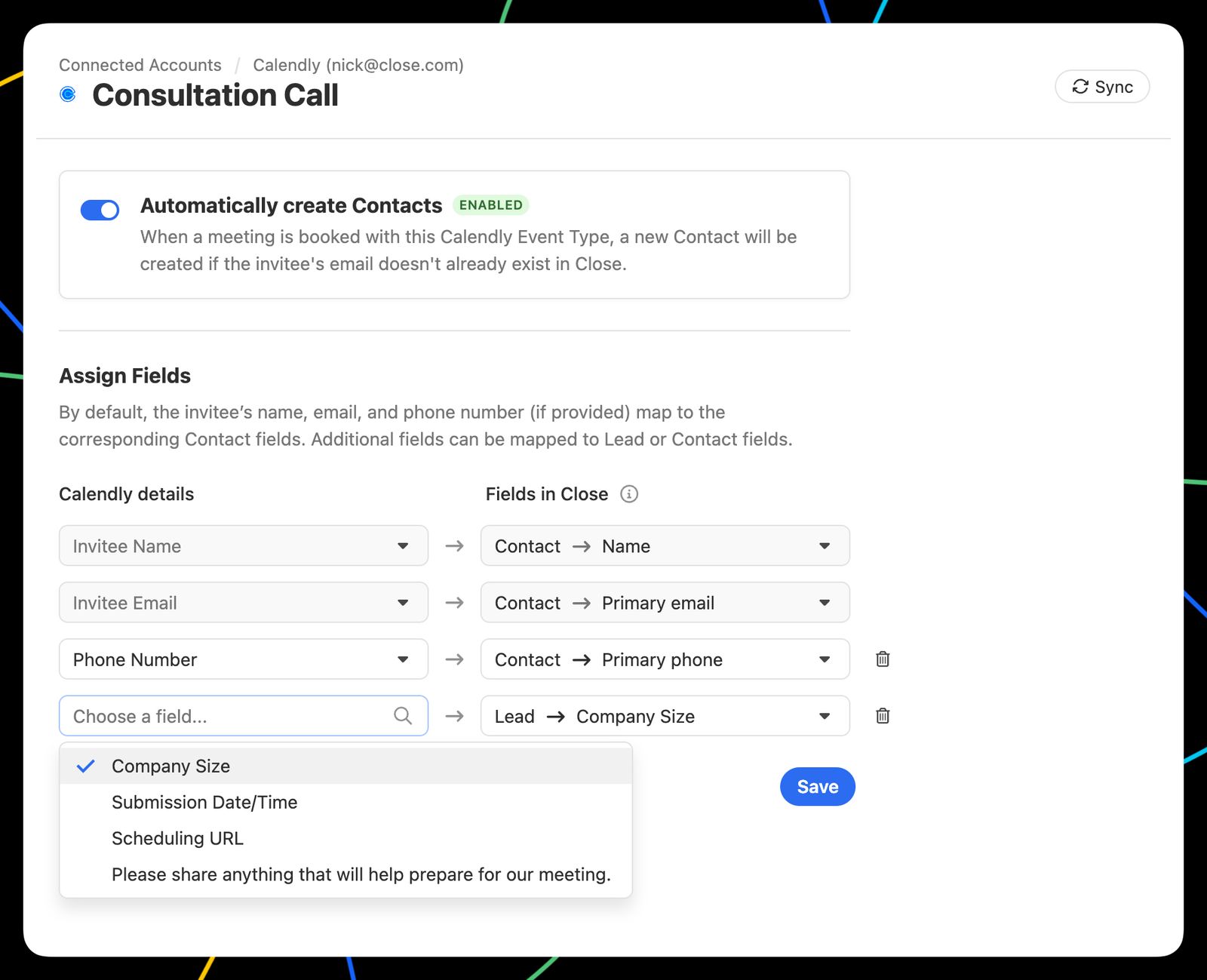 Calendly screenshot