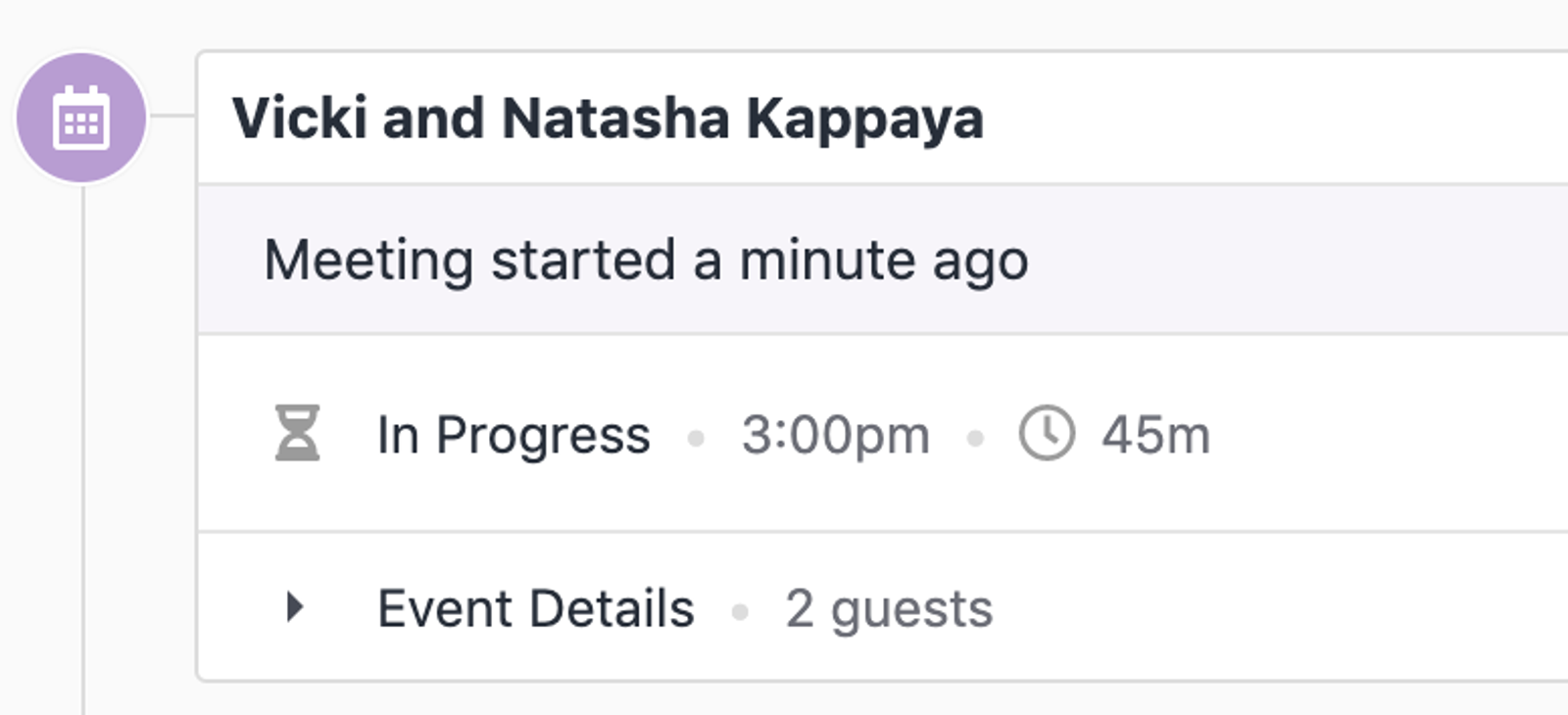 Google Calendar screenshot
