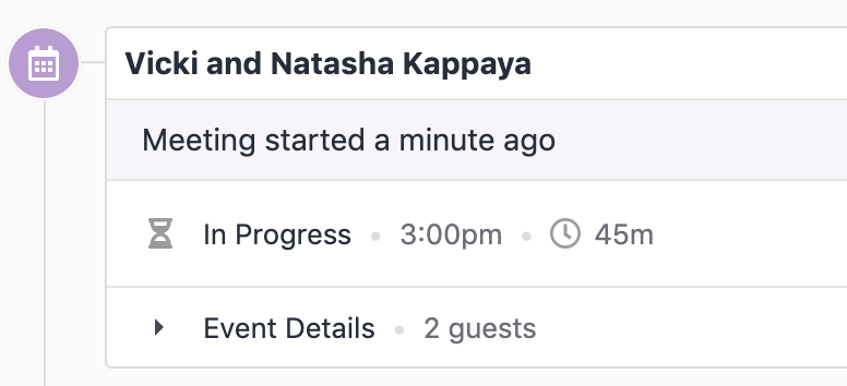 Google Calendar screenshot