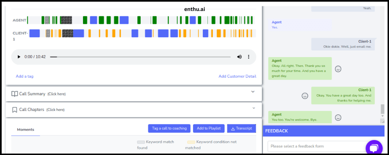 Enthu.AI screenshot