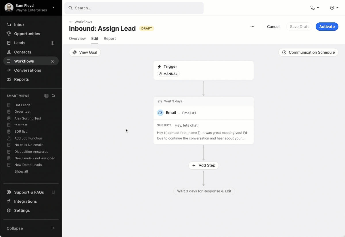 Workflows: Minute Delays, Drafts, and More Actions