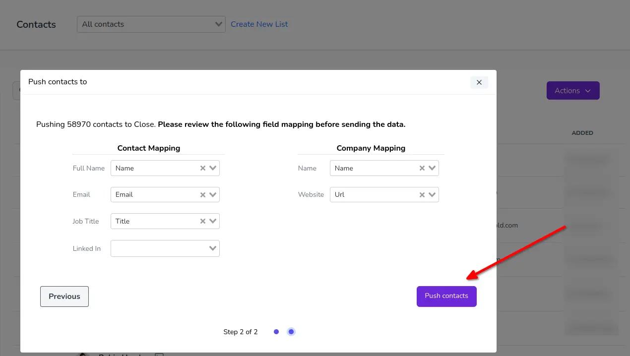 Findymail screenshot