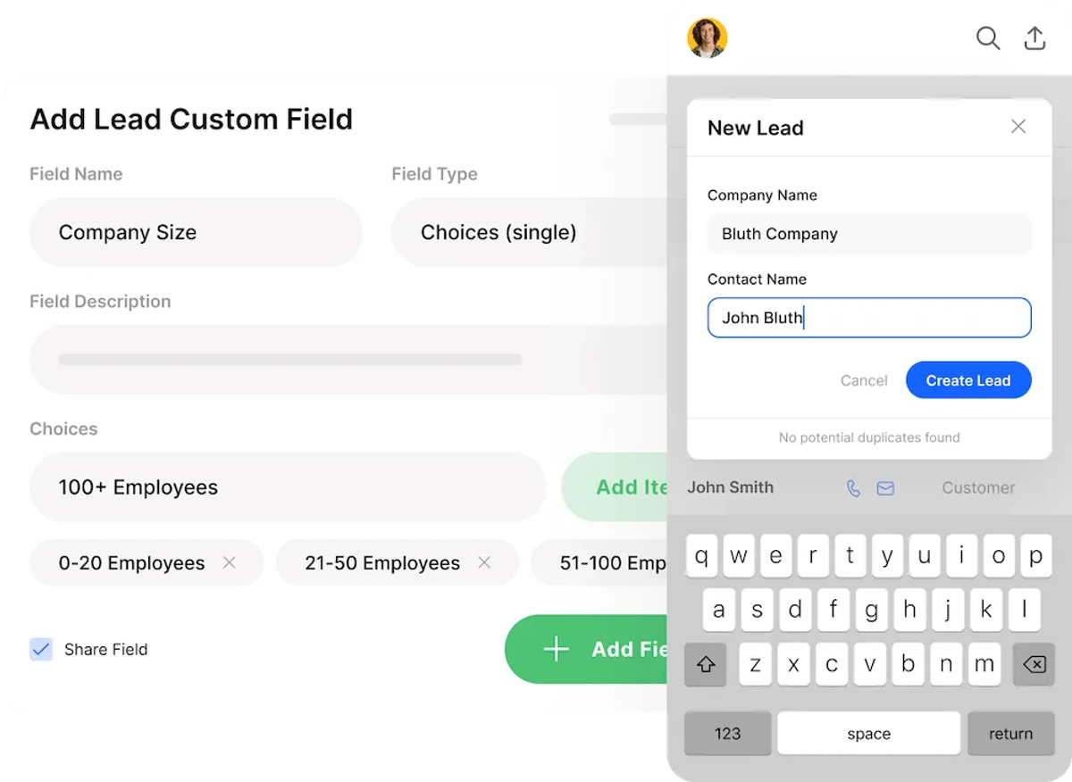 Adding Leads in Close