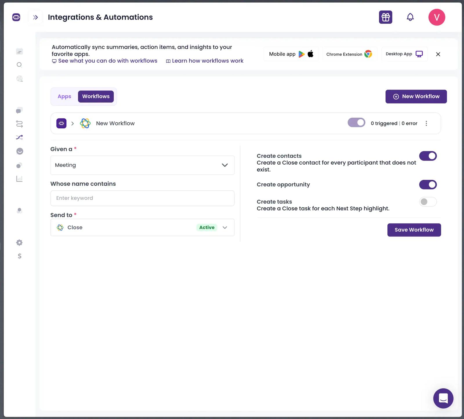 MeetGeek screenshot
