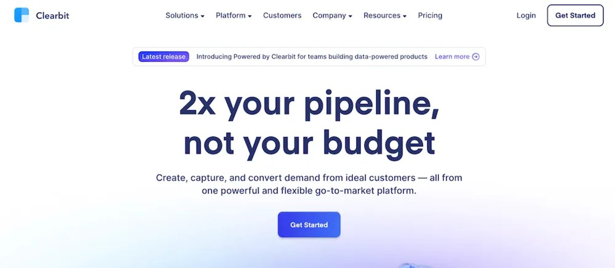 Top B2B Sales Tools to Increase Close Rates + Save Time - Clearbit
