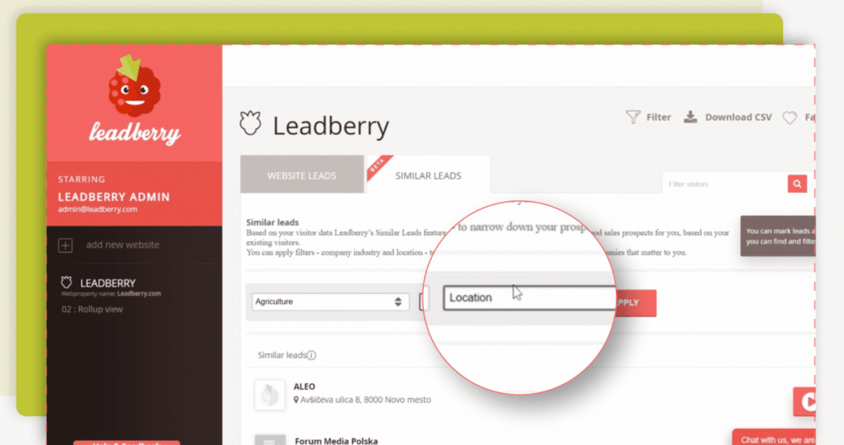 Leadberry Sales Prospecting Tool