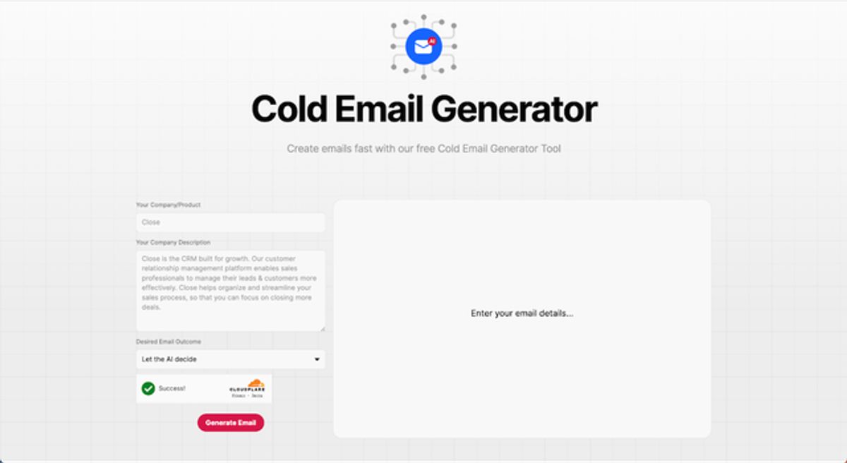 We Tested 13 AI Sales Tools - Cold Email Generator