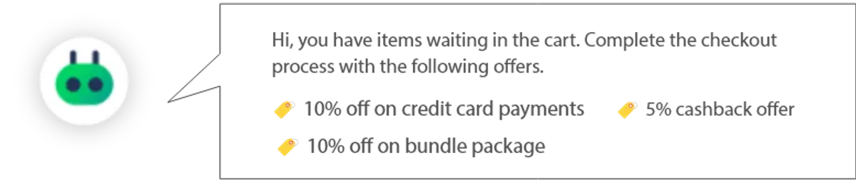 Chatbots Give Reminders to Complete Purchases
