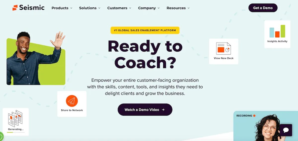 7 Sales Enablement Platforms That Offer AI Features - Seismic