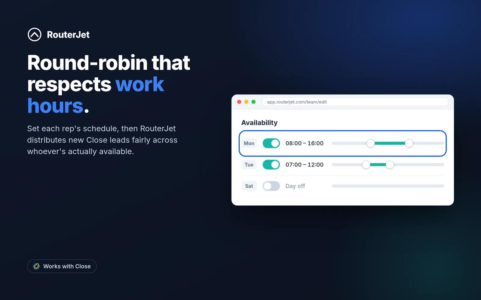 RouterJet screenshot