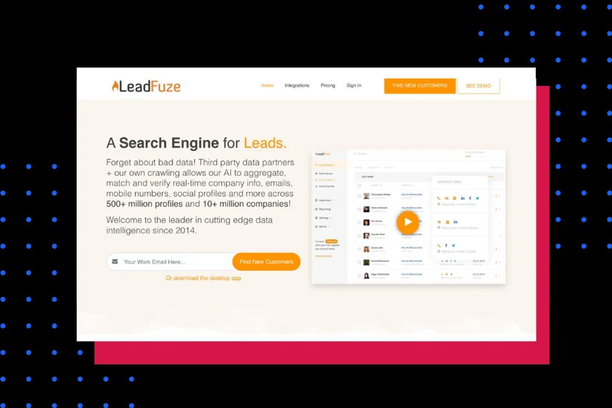 LeadFuze Sales Tool